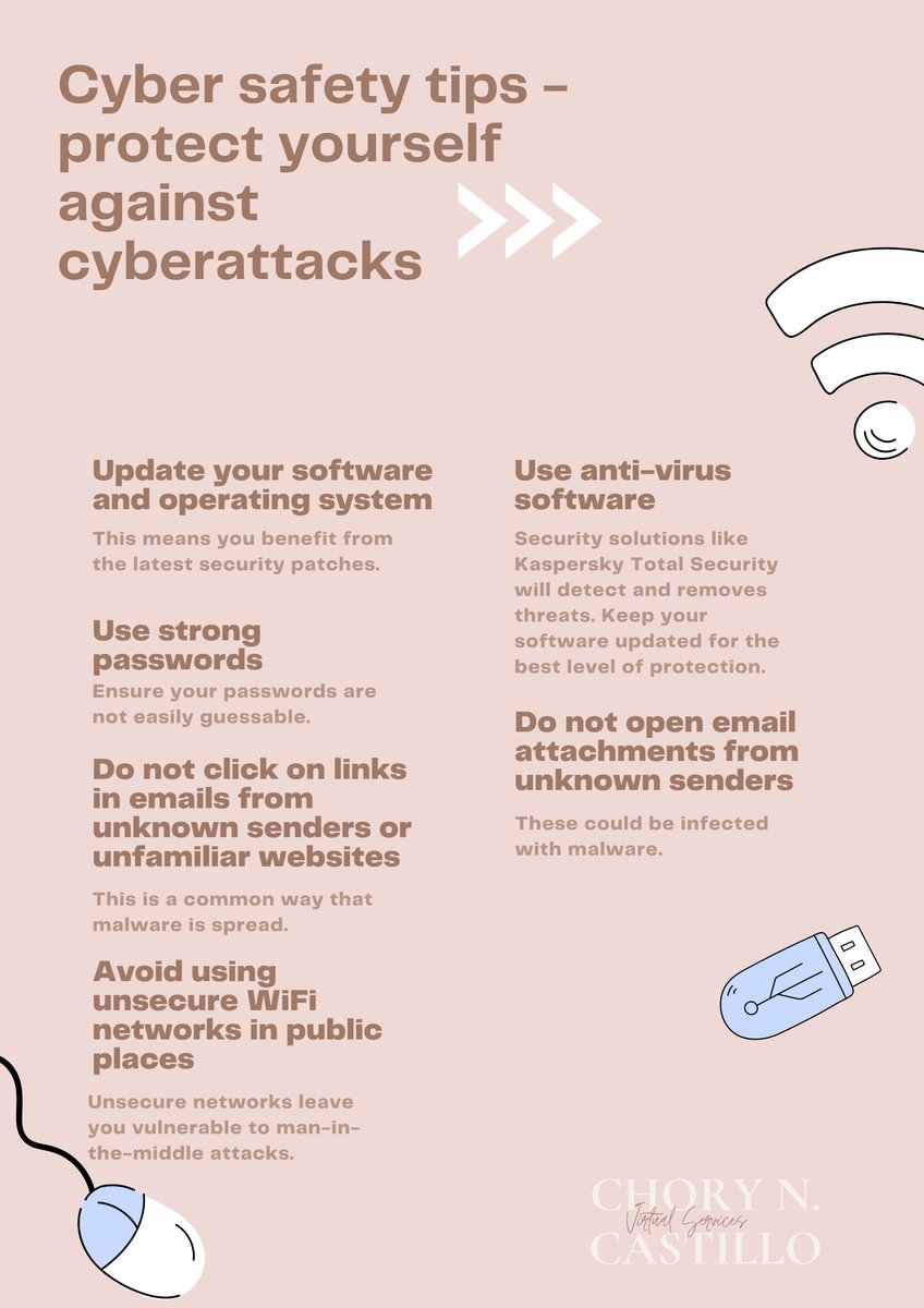 CastilloChory's tweet image. Stay safe online!
#virtualassistant #customerservicespecialist #socialmediamanager #socialmedia #staysafeonline
source : kaspersky.com/.../defi.../wh…