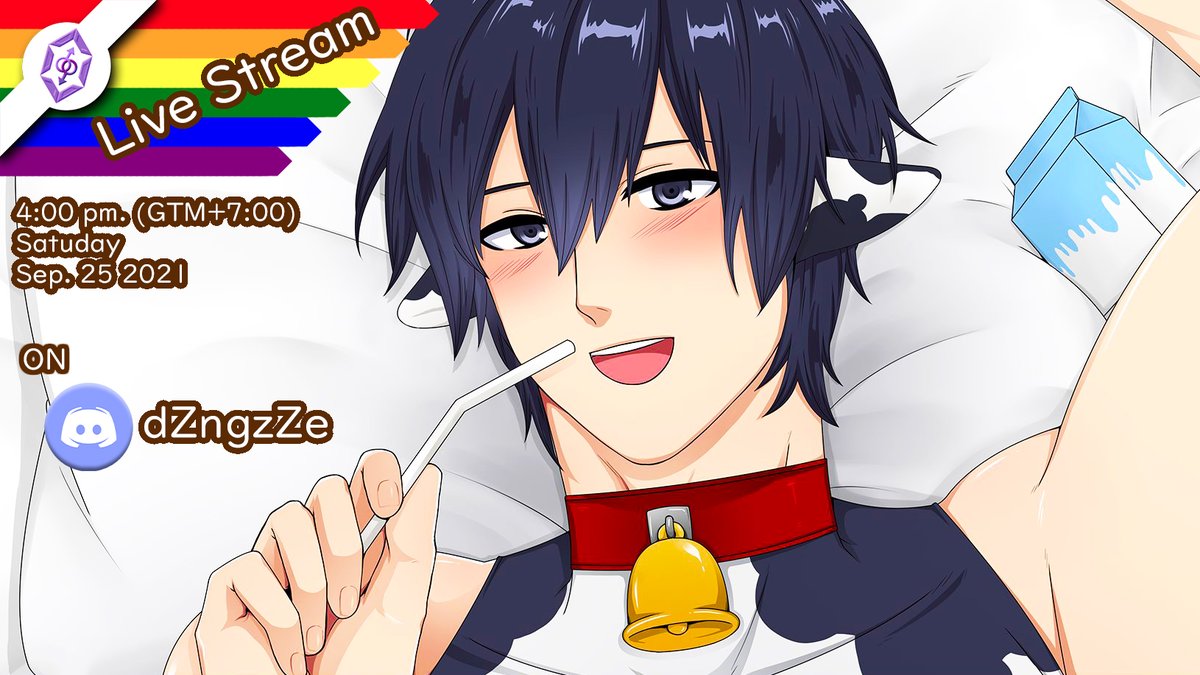 SYNCLAIR_LXIX's tweet photo. Don't forget we have our date today, honey~
In 4 Hours We Will Meet
Live Stream on my discord server (https://t.co/NB7zxd1W1s) at 4:00 pm. (GTM+7:00) on Saturday, Sep 25 2021. Wish I'll see many of you there.
#SYNCLAIRLXIX #Meyaoi #BananaRanch #Moocha https://t.co/zqngls3yDm