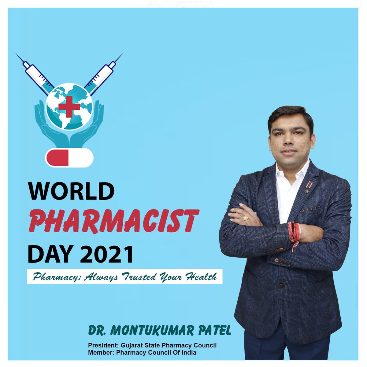 I extend a warm thanks to the people who ensure that we stay healthy and happy with their dedication and hard work.
#gujaratstatepharmacycouncil #pharmacistDay