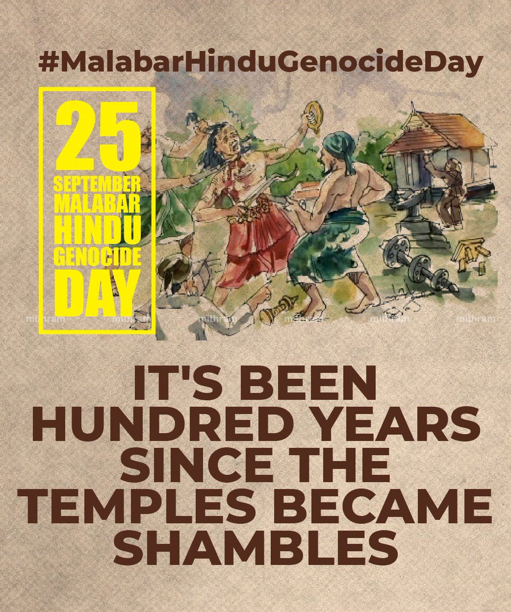 Shehzad_Ind's tweet photo. 100 years of 
#MalabarHinduGenocideDay

Never forgive, never forget 

This was the first expression of Talibanism but left cabal tries to whitewash &amp; eulogise the Islamist project 

@AnoopKaippalli @PMuralidharRao @kumarnandaj @irohitr @TeamSP_Official #TeamSP @AMISHDEVGAN https://t.co/GLz8wKXf1d