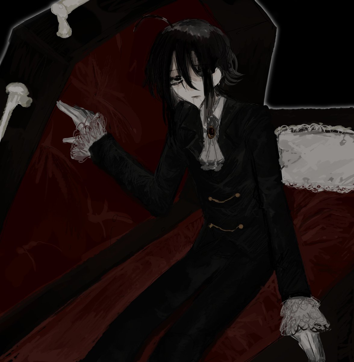 6ugbites_'s tweet photo. oh my god my twitters a mess now #6ugsoc i am once again asking if ive posted this old man anywhere #art #originalcharacter https://t.co/HRM32MKYeH