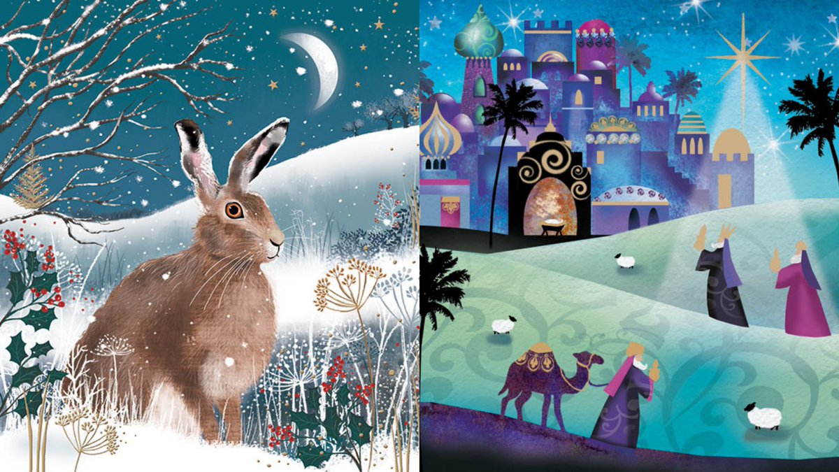 DementiaUK's tweet photo. Is it ever too early to stock up on your #Christmas cards? We don't think so! Our new range is now available to buy with 10 different designs to choose from. Proceeds will go towards providing specialist #dementia support for families: https://t.co/0l7RQi04VJ #ChristmasCards https://t.co/pAybL3qPS4
