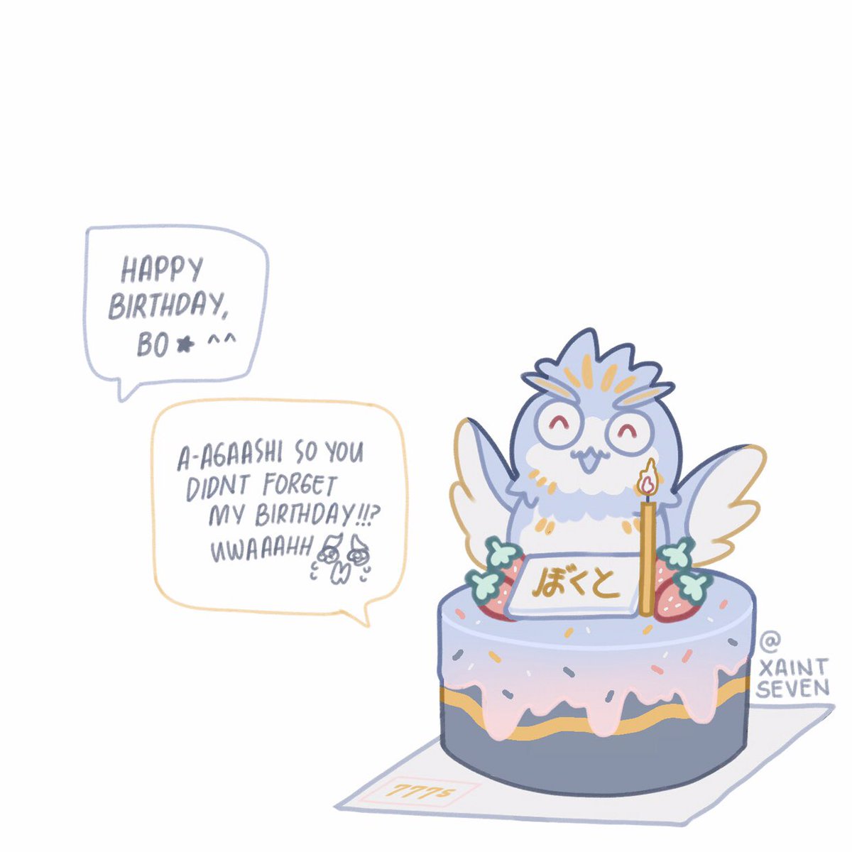 Late Happy Birthday, Bo! 🦉🎁
#bokutokoutarou #akaashikeiji
#bokuaka #fukurodani #haikyuu 