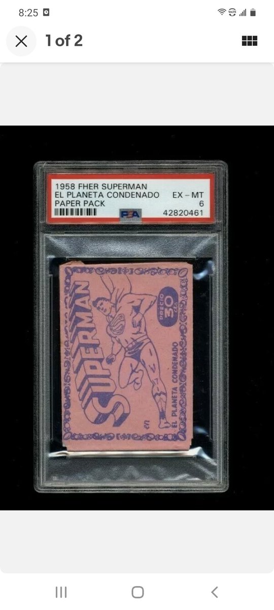 7_figa's tweet photo. @GoldinAuctions 1958 unopened Superman Pack from Spain... https://t.co/jZHZPQ1gQp