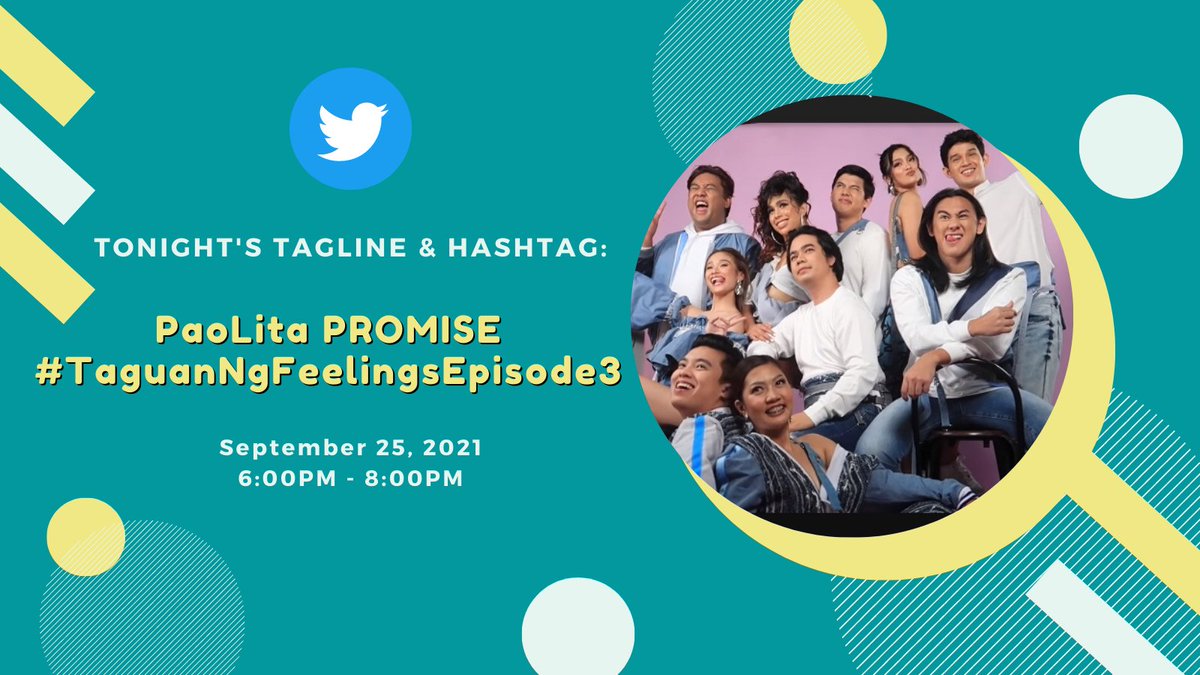 _paolitamylove's tweet photo. Official Tagline &amp; Hashtag. Let's show our love and support for tonight's episode. Let's go! *yellowheart*

@kimpoyfeliciano @giecayetano @AnjoPertierra04 @itsaiyana @gio_ramos07 @_larafortuna @ralphnoriega__ @jhelocristobal @DirekBril 

PaoLita PROMISE
#TaguanNgFeelingsEpisode3 https://t.co/4jeNM9UAeU
