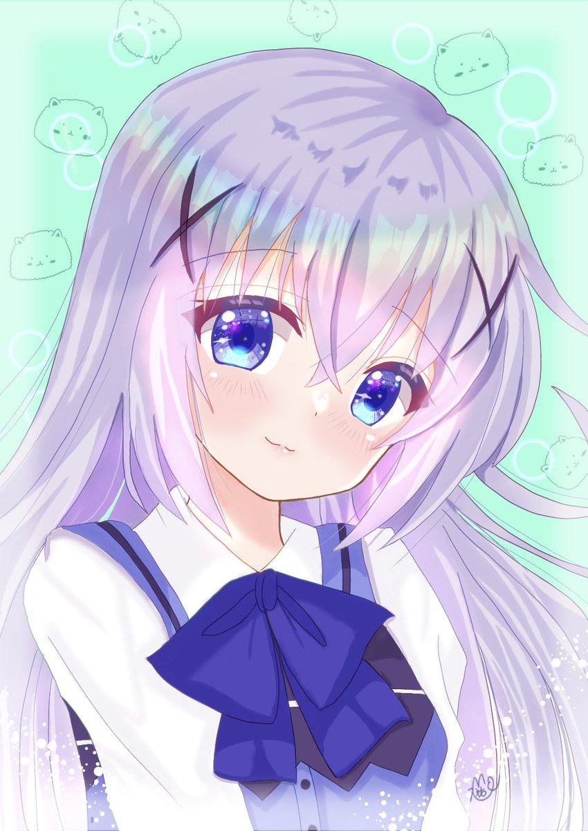 香風智乃 「チノちゃん久しぶりに描いてみた#ごちうさ #gochiusa 」|祐🍒のイラスト