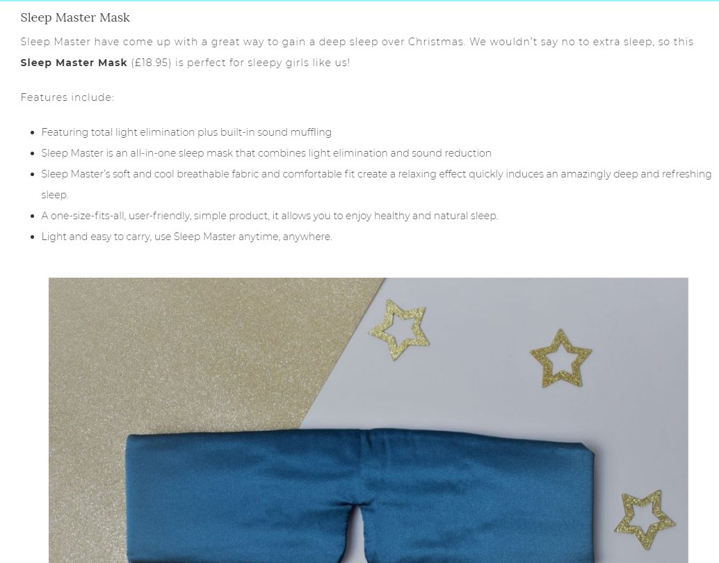 SleepMasterEU's tweet image. Head over to this Couples gift guide for a perfect sleep soloution ourtransitionallife.com/christmas-gift… #SleepMasterEU