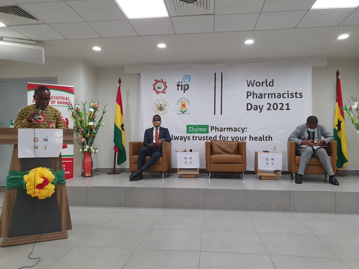 dawittty's tweet photo. Making the Headlines in the largest newspaper in Ghana in recognition of the role of pharmacists as we launched the 2021 #WorldPharmacistDay https://t.co/nZkJSMJCFQ