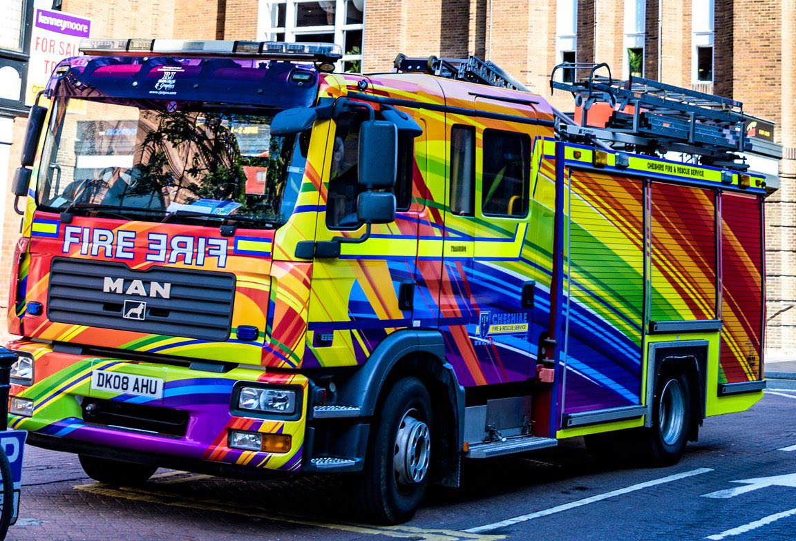 Thanks to <a href="/CheshireFire/">Cheshire Fire and Rescue Service</a> for lending us the wrapped, bubble making appliance, it looks amazing!