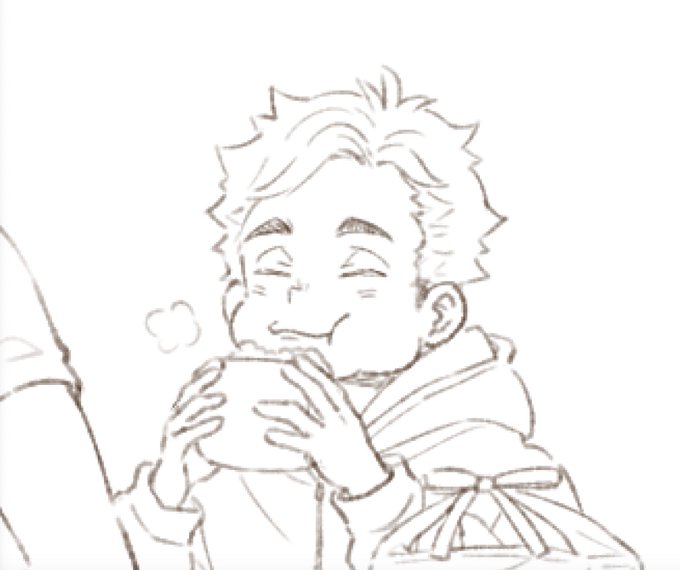うまぁ〜って顔描いているとき幸せな気分になる😌 