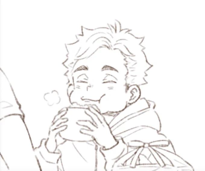 うまぁ〜って顔描いているとき幸せな気分になる😌 