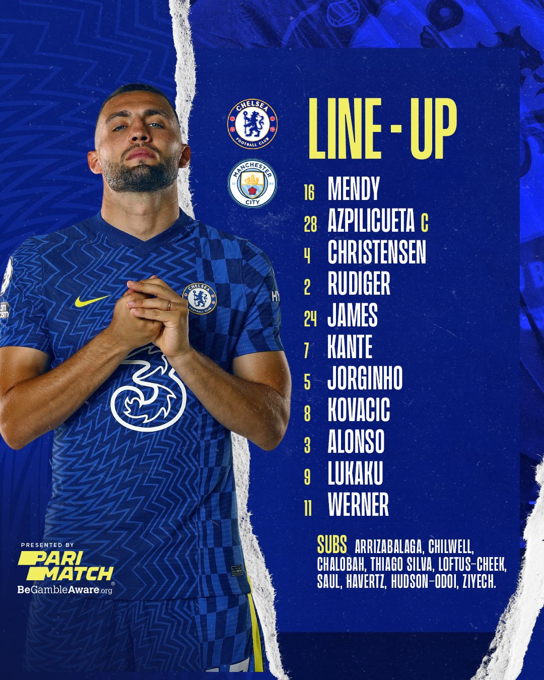 EPL: Watch Chelsea vs Man City Live Streaming Here