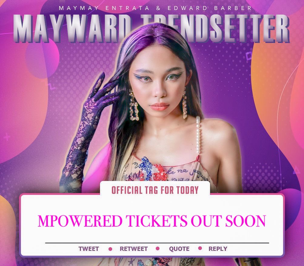 EJBxLouiseRain's tweet photo. Please,  more fresh tweets Fam. 

MPOWERED TICKETS OUT SOON

#MayWard @maymayentrata07 @Barber_Edward_ https://t.co/i3cMODKbjW