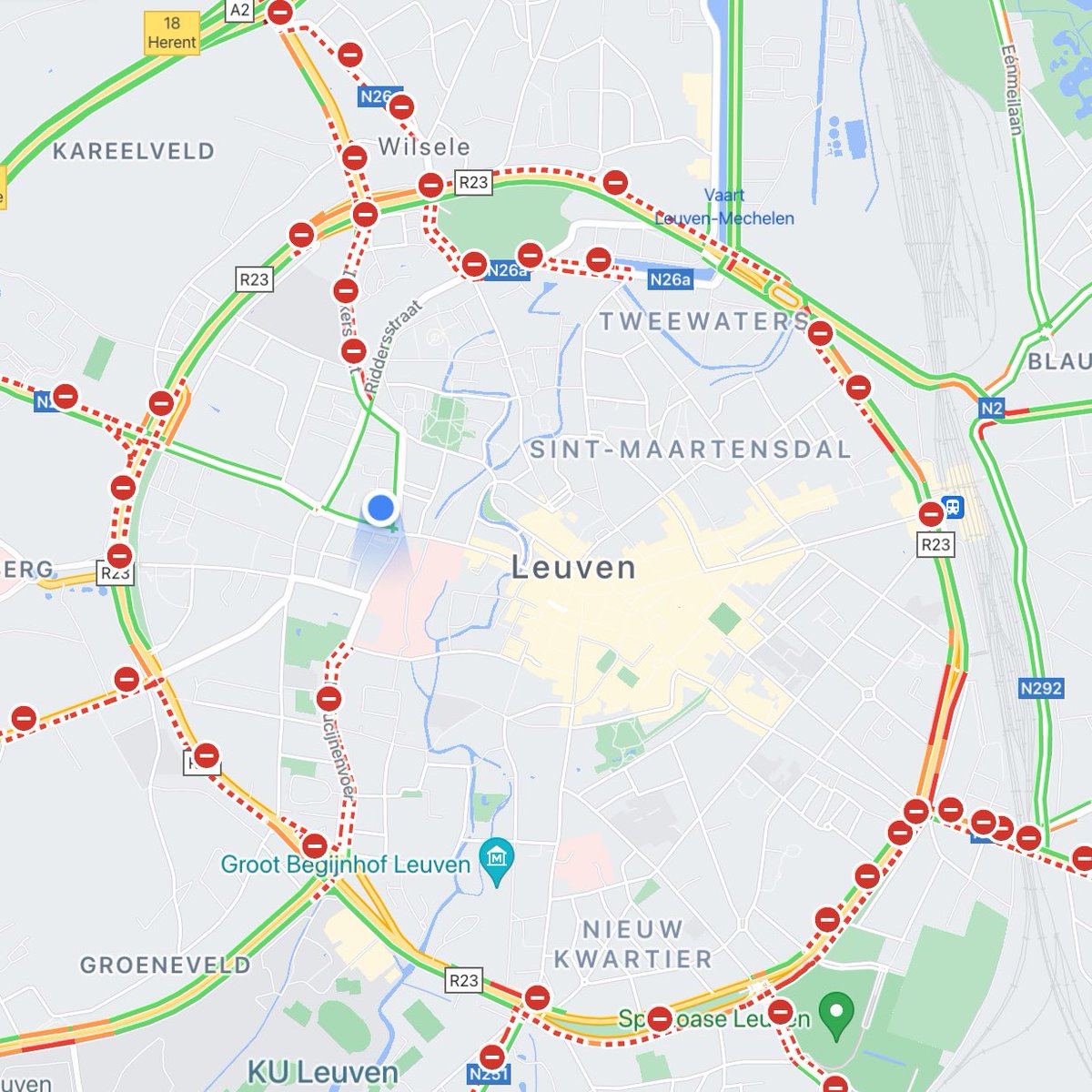 bickylover's tweet image. Google maps says no 😅