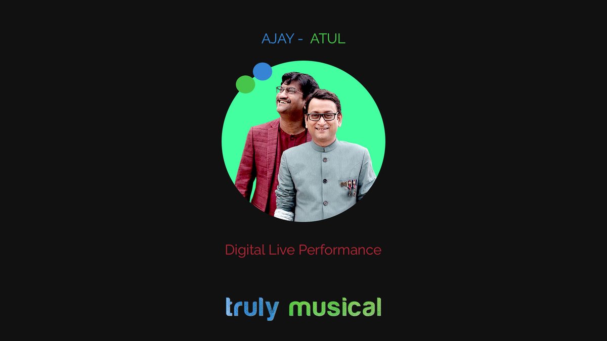OfficialTMTM's tweet photo. #tmexclusive @AjayAtulOnline performing live for a digital show.
.
.
.
#AjayAtulLive #AjayAtul #livesinging #liveaudience #digitalshow #liveshowevent #digital #tmtm #entertainmentalert #tmtalentmanagement  #eventmanager #eventplanner #eventmanagement #ajaygogavale #atulgogavale https://t.co/9jWNrbG5NM