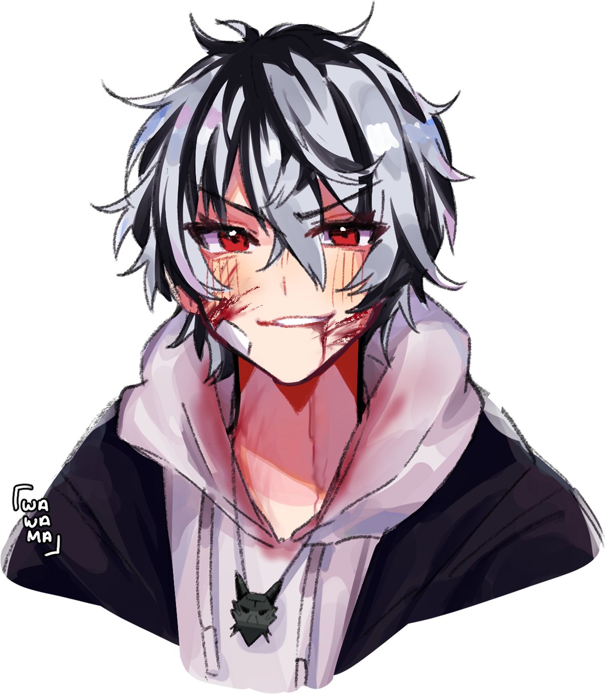 WAWAMA ミンチ on Twitter: "Finished a sketch colored commission! https://t ...