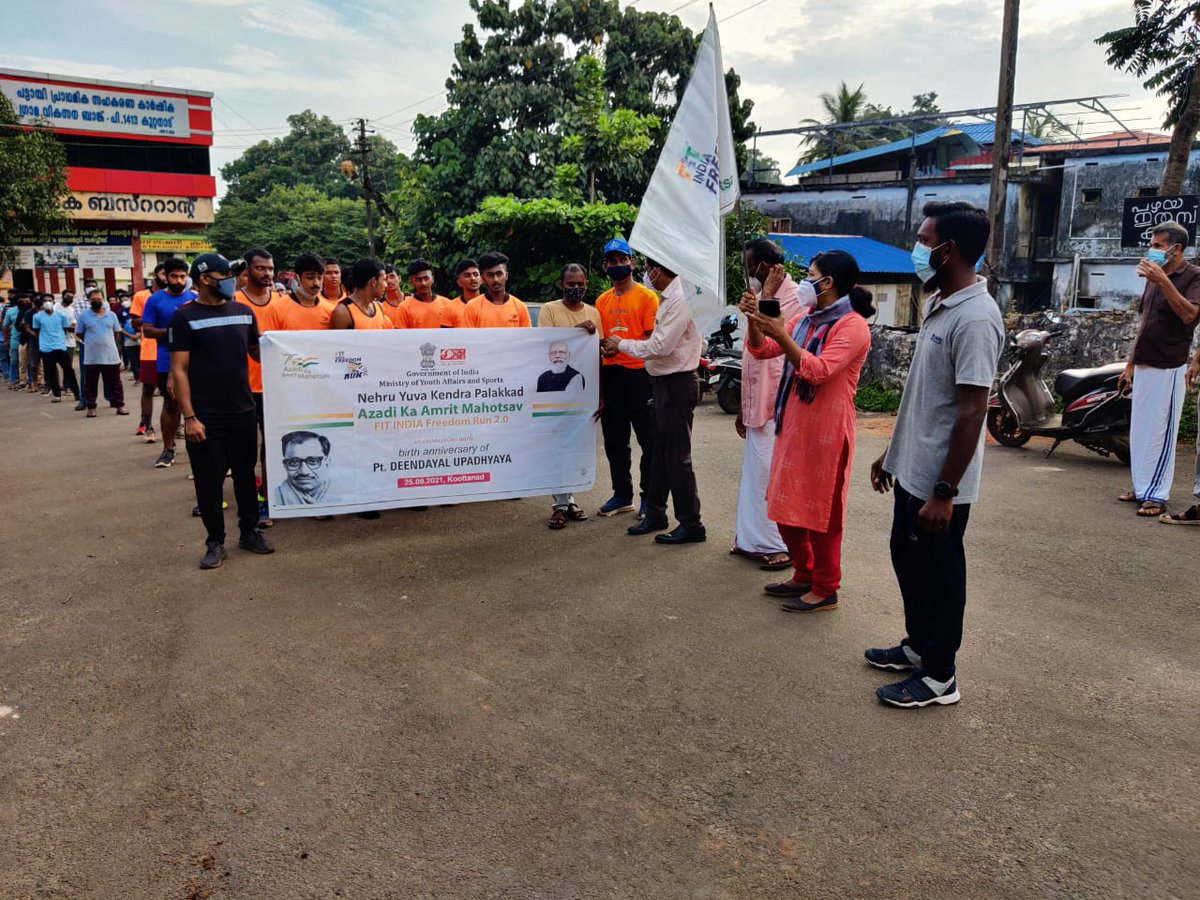 mybharatsouth's tweet image. #MegaFitIndiaFreedomRun #FreedomRun2.0 #AzadiKaAmrutMahotsav #Run4India by  #NYKSPalakkad #Palakkad #Kerala #NyksIndia #MinistryofYouthAffairs #NYKSSouthZone #NYKS 
@ianuragthakur 
@Nyksindia 
@IndiaSports 
@nykssouthzone