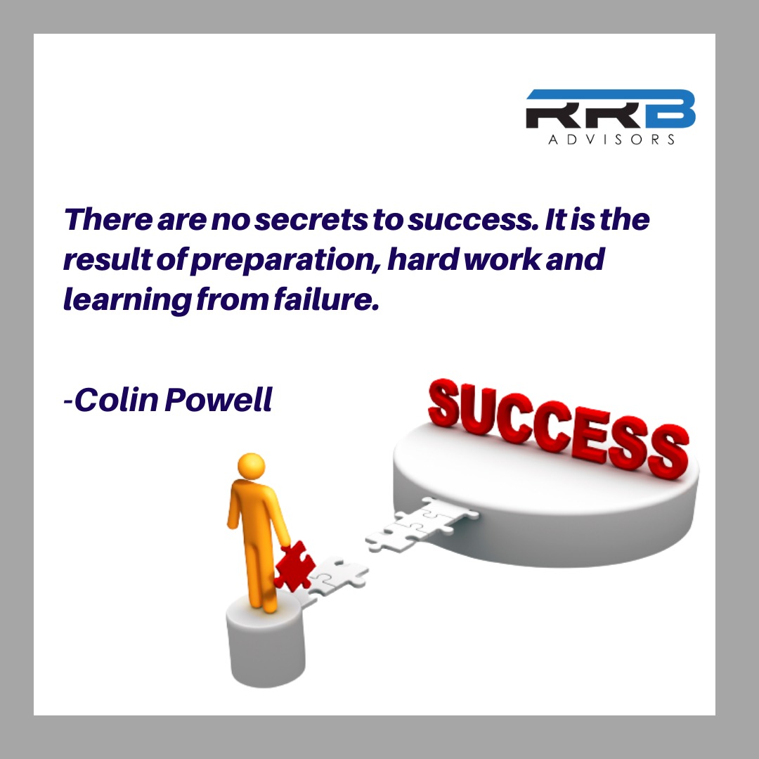 rrbadvisors's tweet photo. There are no secrets to success. It is the result of preparation, hard work, and learning from failure.

-Colin Powell
.
.
.
.
.

#motivation #finance #money #trading #price #business #currency #globaltrade #investment #investing #stockmarket #wealth #realestate #markets #economy https://t.co/VmUWebOAax