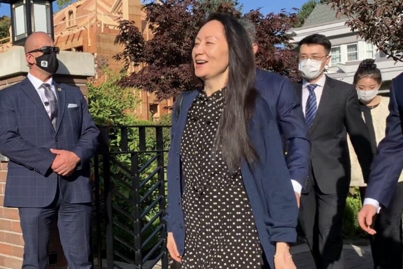 I would like to take this opportunity to express my personal relief that Michael Kovrig, Michael Spavor and Meng Wanzhou are all finally on airplanes today, heading to their respective home countries to be reunited with their families and friends.