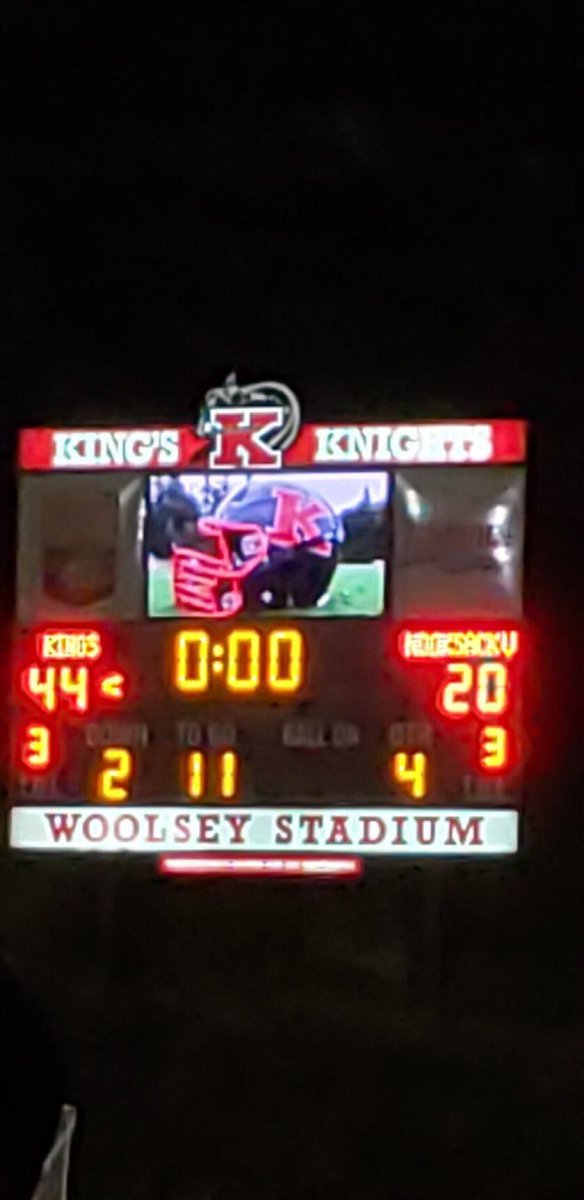 jimshapiro's tweet photo. We played a very tough team from Nooksack. They came out swinging!! 23-20 at half. The longer we play, the better we get!!  #wafbscores @KingsHSFootball @R0YCE16 with 5 TDS!! Attaway! https://t.co/rp7qe1vjJZ