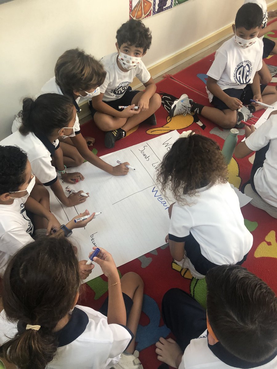 Creating student-led classroom agreements builds community of learners where every voice is heard, encouraged and welcomed! <a href="/AISEgyptMain/">The American International School In Egypt -AIS</a> <a href="/PDTweets/">Positive Discipline</a> #PositiveDiscipline