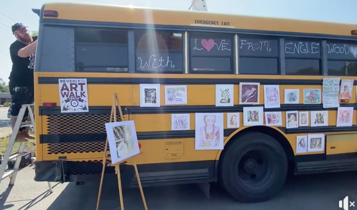 adohertyd87's tweet photo. I had an amazing time last weekend displaying work at the beverly art walk alongside graffiti artists, drum circles, and the thug (the healing you give) hippie bus. https://t.co/LOk8bg4u2r