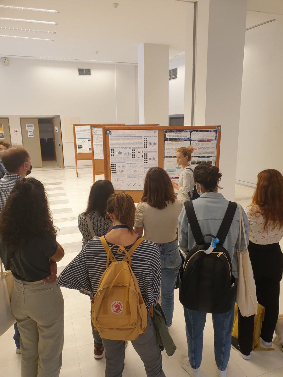 CarsanaEmma's tweet photo. Exploiting the last chance to get to know others people's work @BRFAA_IIBEAA during poster sessions. #weareneurochemistry
#ESNadvancedschool https://t.co/4Z1tcYEwDy
