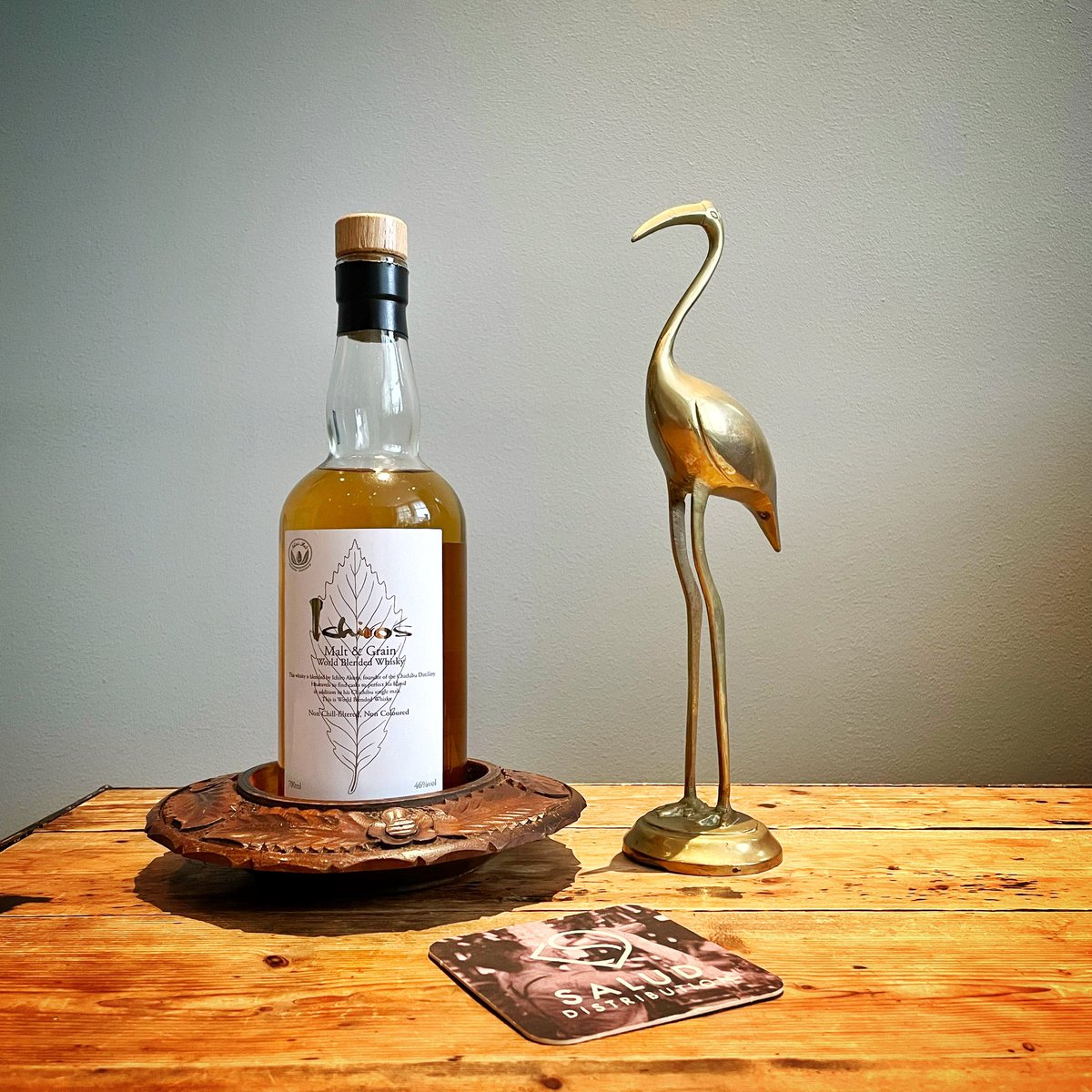 DrammerDutch's tweet photo. We openen de #Chichibu proeverij vanmiddag met Ichiro’s Malt &amp; Grain. Een World Blended Whisky van wereldklasse. En dat is nog maar het begin! #saluddistribution #intergalactic #whisky https://t.co/5cfQe0n23J