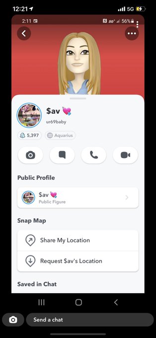 2 pic. NONE of these snap chats are me! MINE IS LINKED IN MY BIO! don’t get scammed ?? https://t.co/