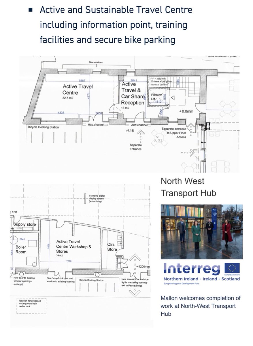 MarkLusby's tweet image. An Active &amp;amp; Sustainable Travel  Centre was a core promise for the  @Translink_NI Multimodal Transport Hub. Almost a year on from when the @deptinfra minister announced the completion of the Hub,  the allocated spaces remain empty. Why? #emptyrooms #emptypromises #ClimateEmergency