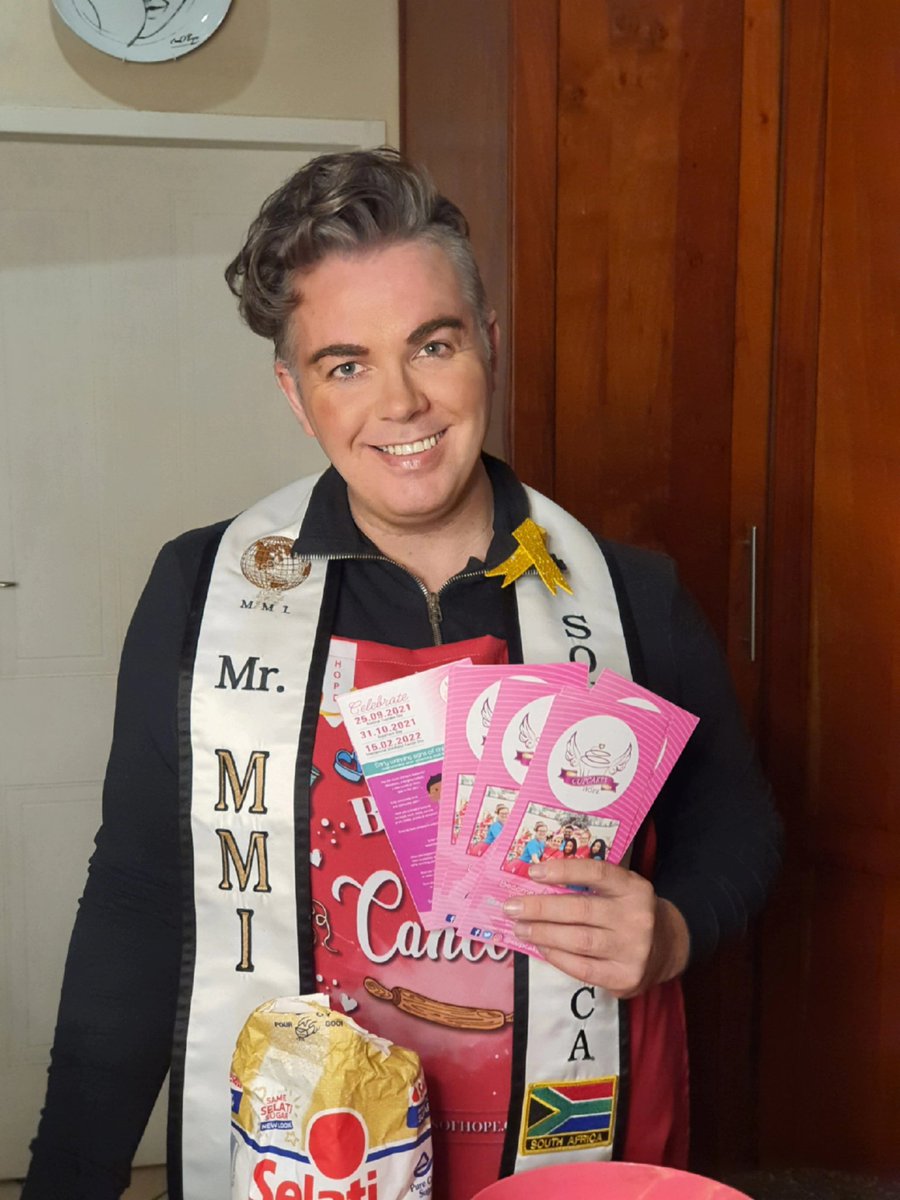 AndriesDuPreez6's tweet photo. I am proud to be part of the Cupcake Angel Team for yet another year in support to Cupcakes of Hope (NPC, PBO)

#MrMMISouthAfrica #AndriesDuPreez #BeMagnificent #AlwaysPhenomenal #Bake4Cancer #BakeAdifference #CupcakesOfHope #CupcakeAngelsRock #ChidlhoodCancerAwarenessDay https://t.co/nyk1cYIJwS
