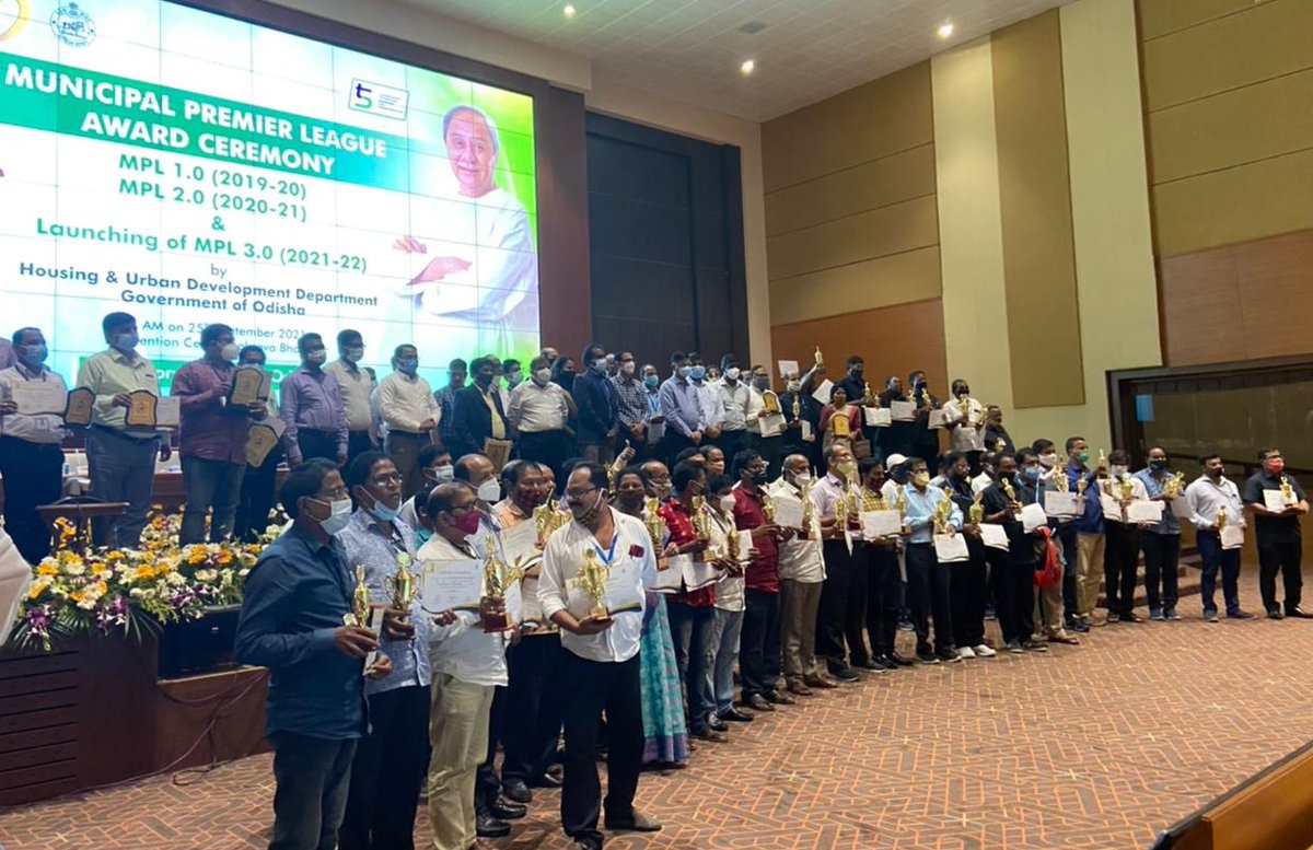 Janaagraha1's tweet photo. A picture is worth a thousand words!
We are humbled to have been able to celebrate the many successes and hard work of everyone involved in the Municipal Premier League, with our partners @HUDDeptOdisha https://t.co/HqfLLEdzsA
