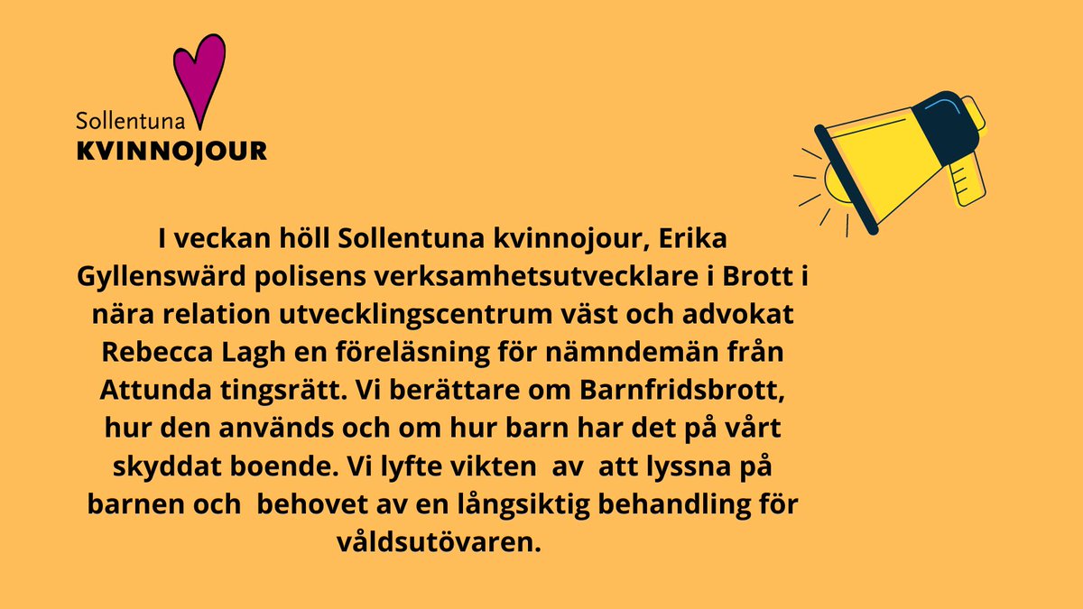 SollentunaKvinnojour (@sollentunakj) on Twitter photo 