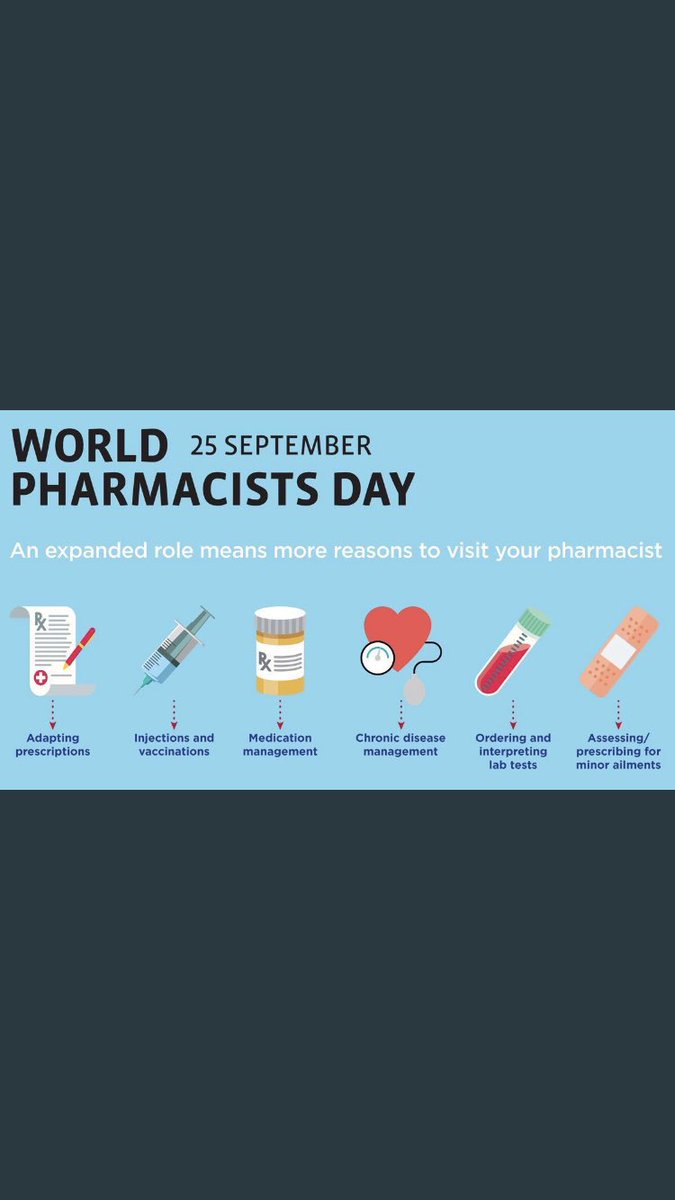 Happy World Pharmacist Day! Proud to be one and special mention to all our pharmacy techs &amp; teams as well for all your hard work supporting us &amp; our patients daily! #WorldPharmacistsDay #Pharmacist #pharmacy