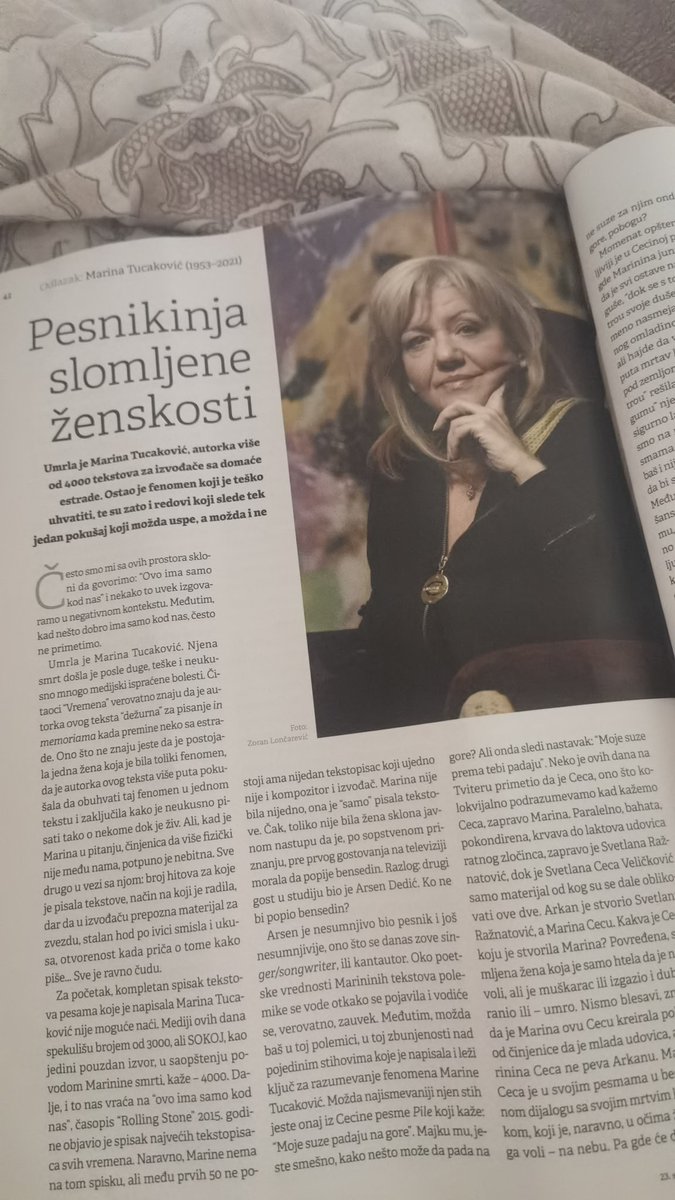 RioJaggerr's tweet photo. Svaka čast hrabroj i pametnoj @Jovanana.
Ovo je inače prvi tekst o mami koji sam pročitao nakon njene smrti.
I drago mi je da je tako!
💜💜💜
@NedeljnikVreme https://t.co/hiXKZXmjdT
