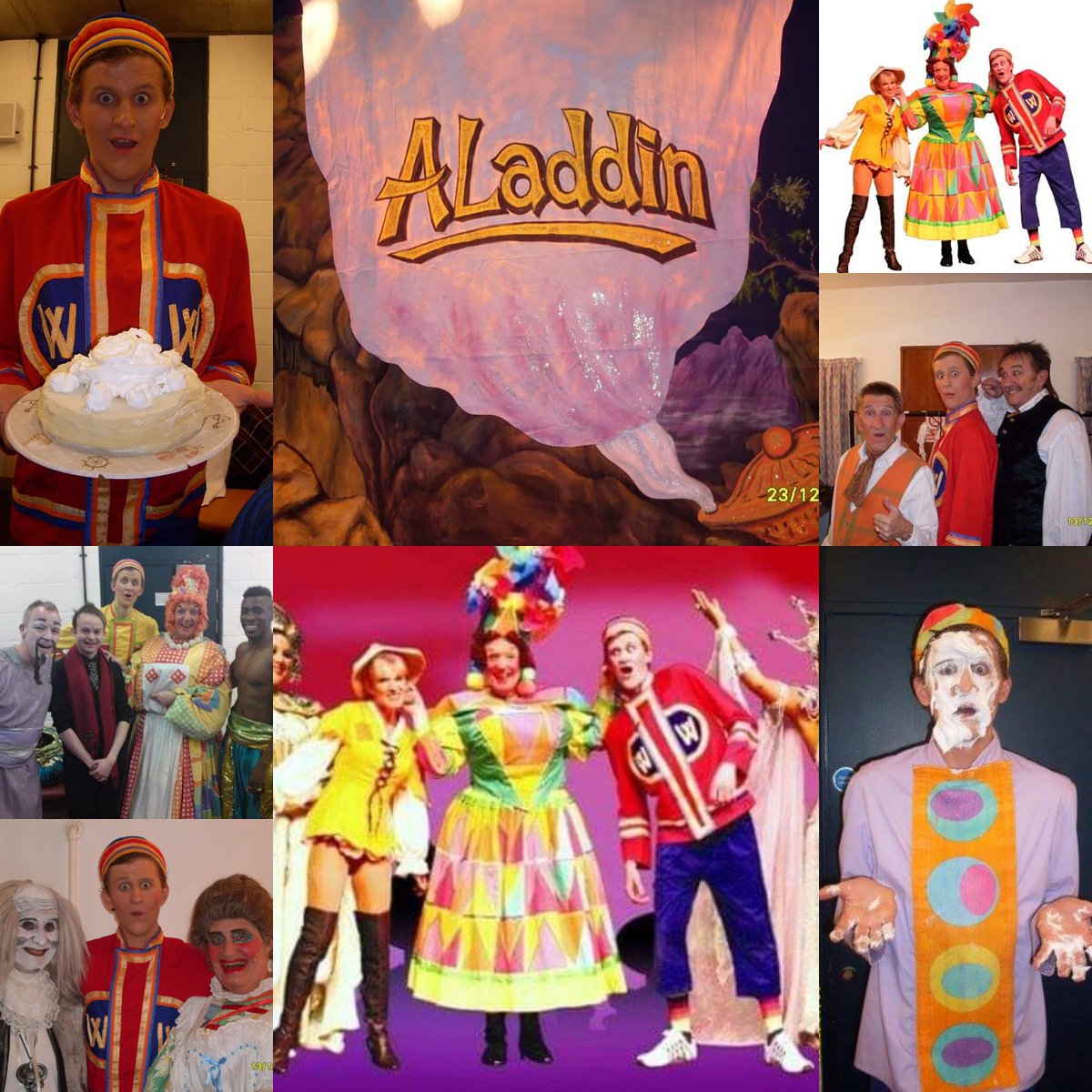 DamianPatton's tweet photo. Looking back at a few of my favourite pantos over the years. This panto was great fun in Leicester for #Exstravaganza
First time I had done Aladdin at that point. I also got to see family when they came to Leicester with the tour
#Panto #pantomime #Chucklebrother #pattonbrothers https://t.co/xCmfEY0lVg