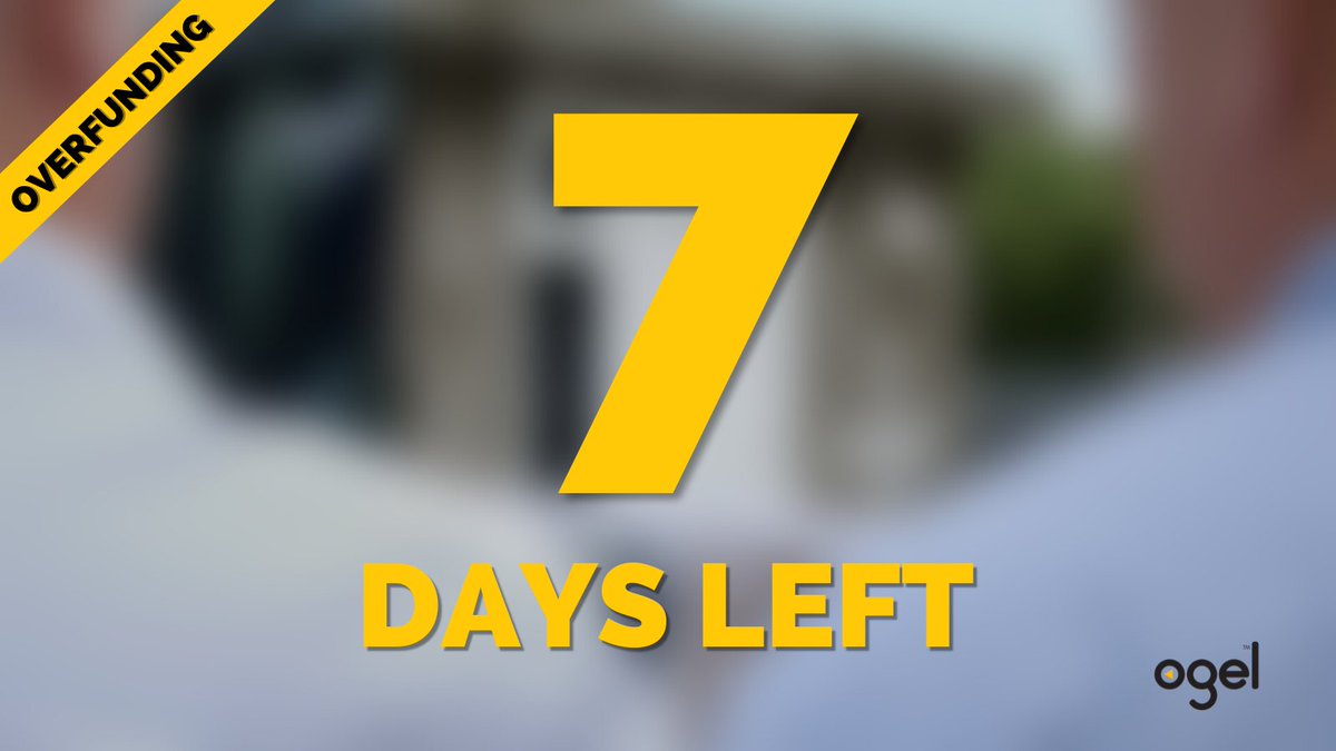 We're coming to the end of our #crowdfunding #campaign and we've been overwhelmed by the number of #investors that have banded together to bring us to 229% overfunding. 

There's still 7 days to join our #community: crowdcube.com/ogel

Capital at Risk

#jointheogelworld