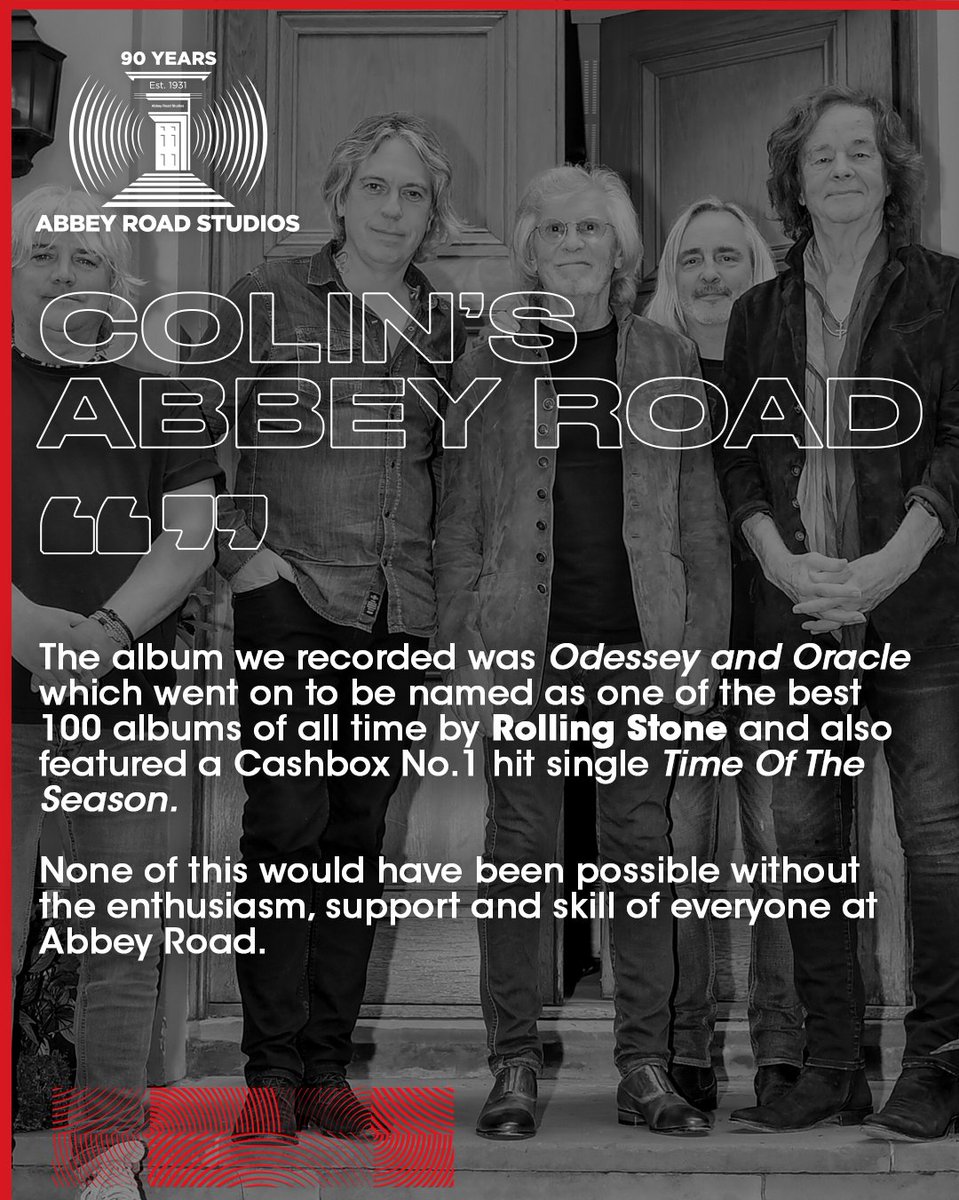 My Abbey Road…with Colin Blunstone. The legendary singer, songwriter & musician completes our Zombies trio of #MyAbbeyRoad contributions as we celebrate their global livestream concert from Studio Two, which is still available to watch until 2 October! veeps.events/TheZombies_TWT…