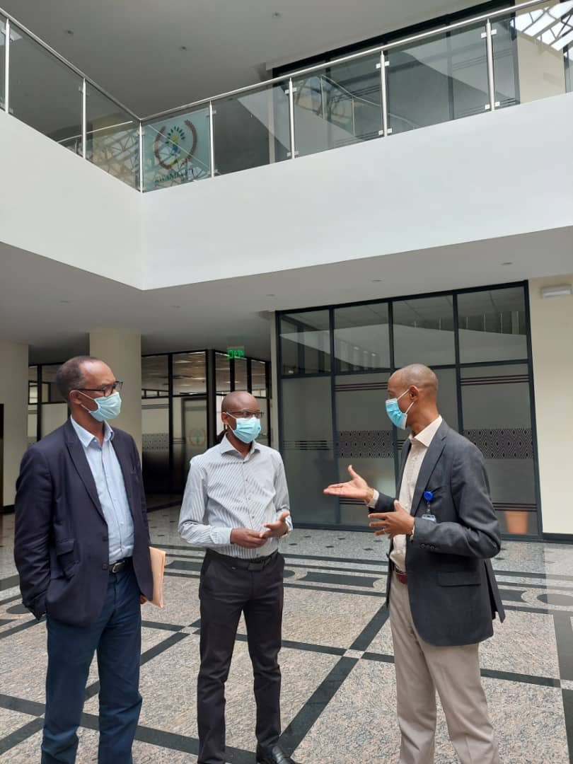 RwandaFDA's tweet photo. We were honored to welcome and host @DrMpunga , Minister of State incharge of Primary Health yesterday . During the visit, @DrMpunga , Dr Charles and Rwanda FDA Senior Management Team discussed the Authority’s key functions and progress towards achieving WHO maturity Level 3 https://t.co/rNZ2vlLjS8