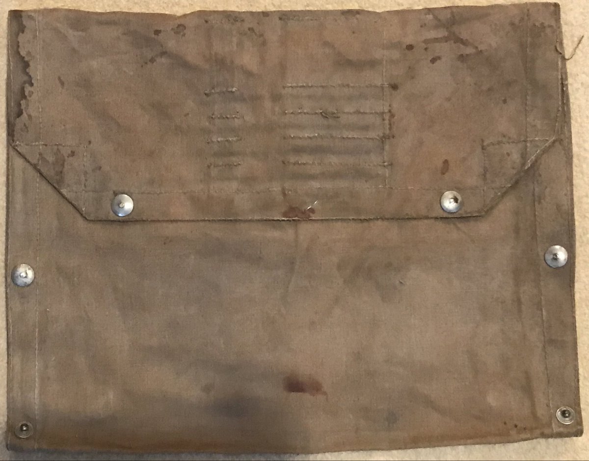 the_worldatwar's tweet photo. I rescued S/Sgt Picton’s map case many years ago from a junk shop. Did it make the journey to Arnhem with him? Raymond Kenneth Picton, Glider Pilot Regiment, died at Oosterbeek #OTD in 1944. #WW2 #Arnhem77 https://t.co/M9ZxdxDBTQ
