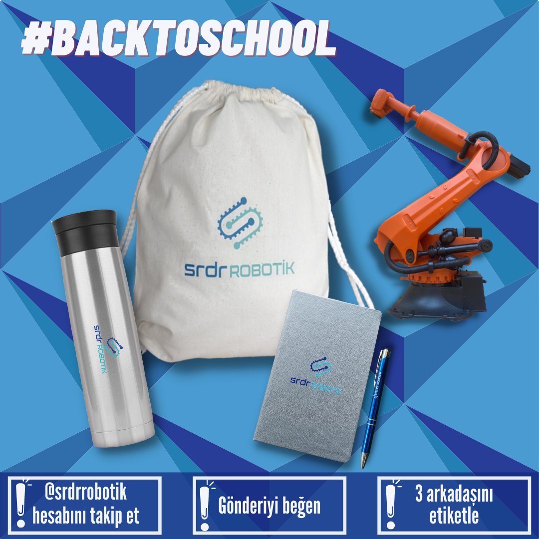 srdrrobotik's tweet image. @srdrrobotik instagram hesabımızda yapmış olduğumuz çekilişe katılmayı unutmayın!

instagram.com/p/CUPL4pcq-zK/…

#srdrrobotik #çekiliş #hediye #backtoschool #okuladönüş