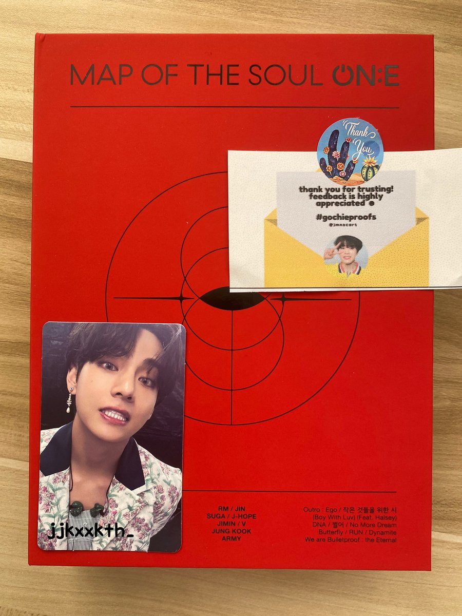 jjkxxkth_'s tweet photo. hi @jmnscart !!! thank you so much for hosting this GO and for bringing my mots dvd safely !! aaaa so happy with my pull 😭🥺🤍
#gochieproofs https://t.co/e3hflegiuZ