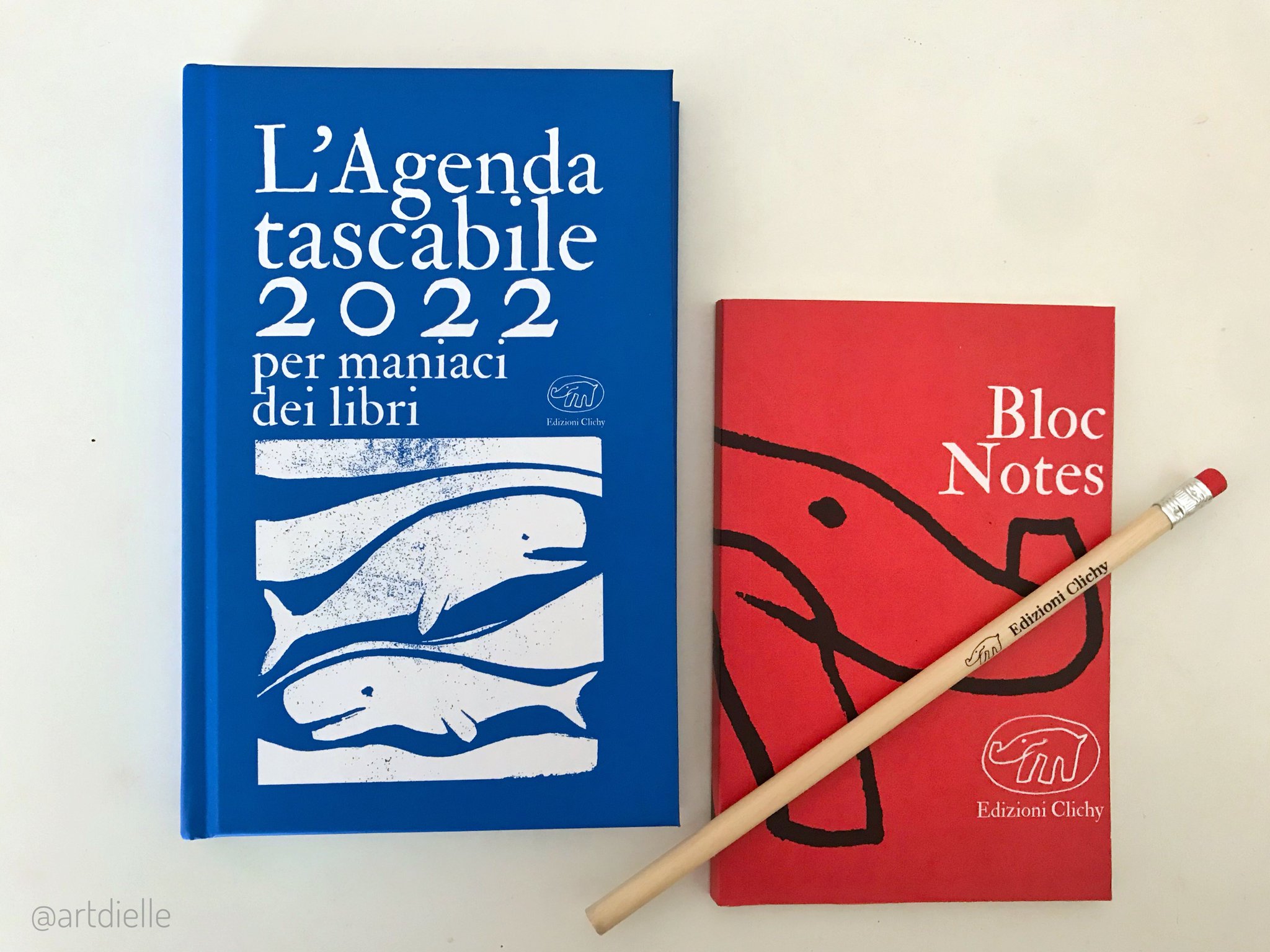 Agenda tascabile 2022 per maniaci dei libri
