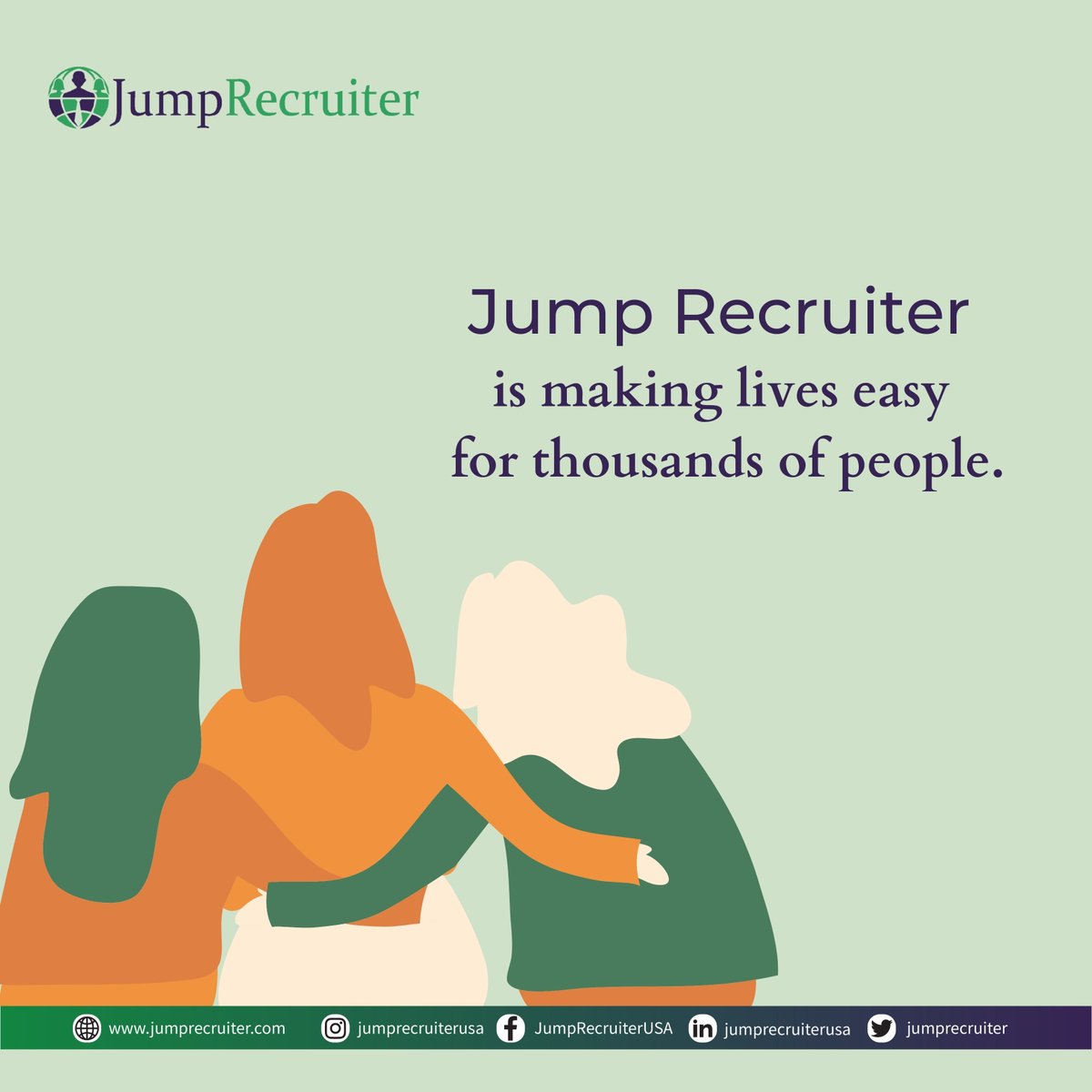 JumpRecruiter's tweet photo. Yes, you read it right. Jump recruiter is making thousands of people find jobs easily by posting online jobs daily.

Join Us: https://t.co/HoQyD9EQeg

#jobsearchers #jobsearch2021 #jobhunting  #jobs #jump #recuriter #work #career #jumprecuriter #jobusa  #usa https://t.co/pTMC91B0lt