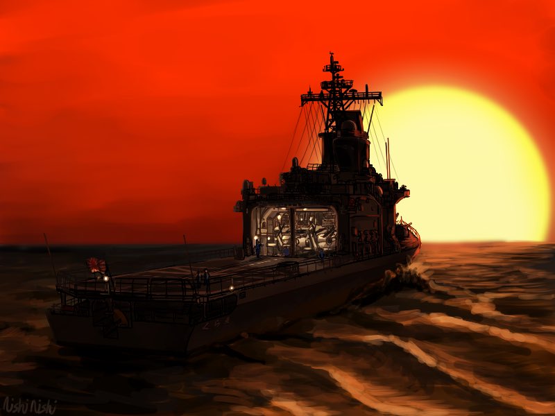 ship watercraft warship ocean military military vehicle battleship  illustration images