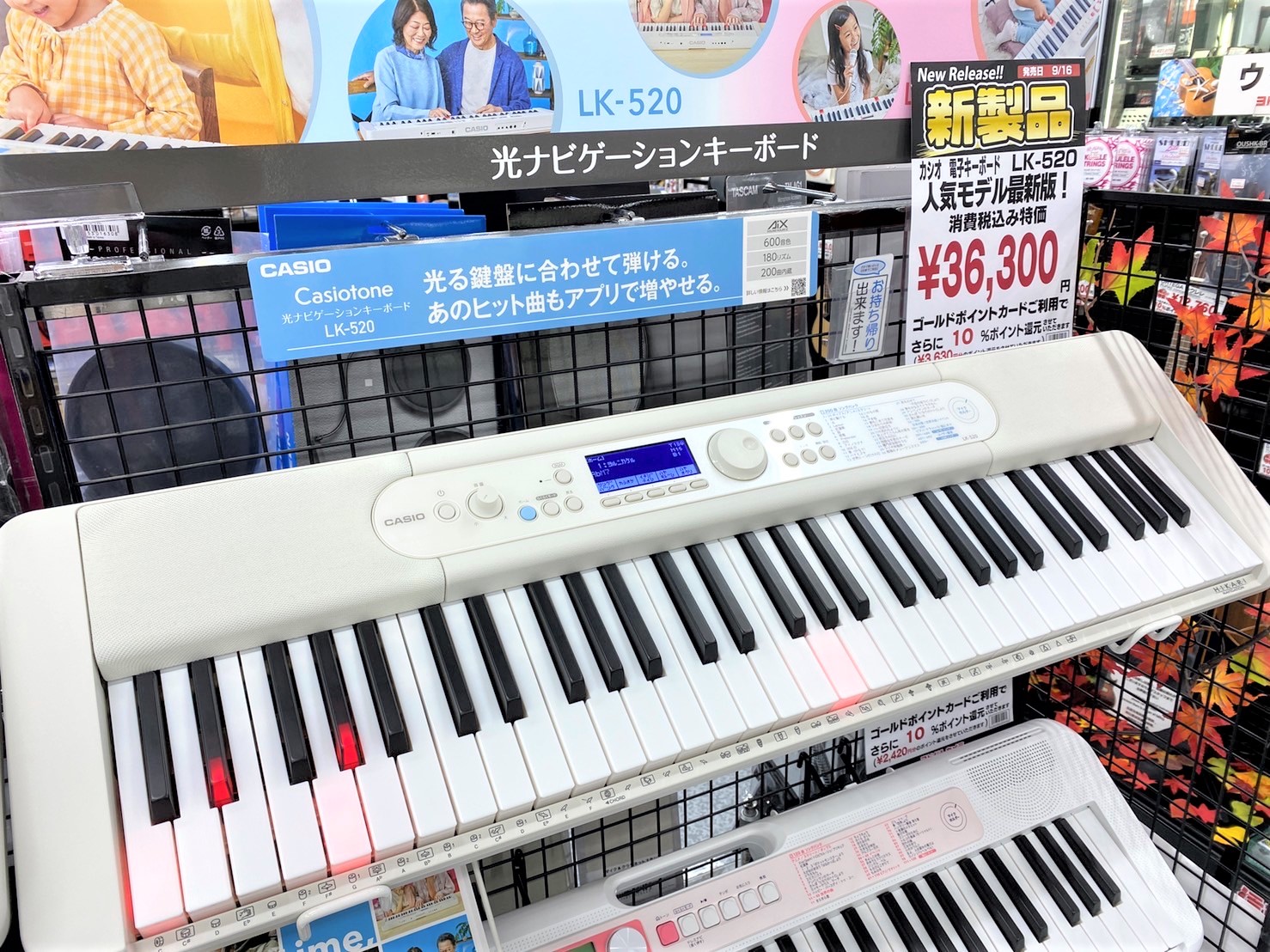 電子キーボード LK-520 CASIO （ヨドバシ Akiba on X: 