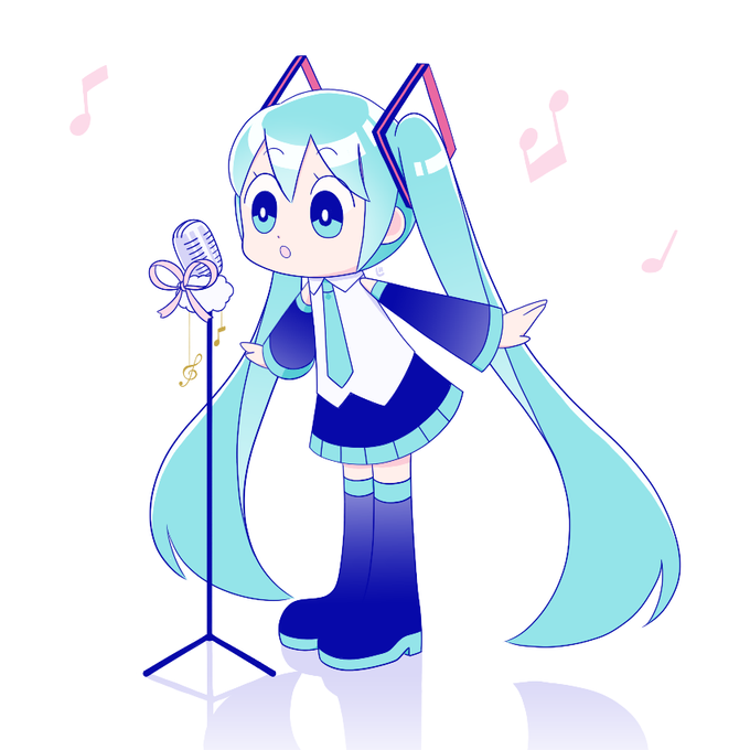 ポップでスイートな歌声を
#HatsuneMiku 