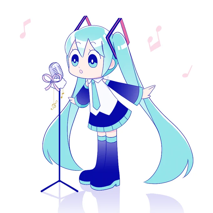 ポップでスイートな歌声を
#HatsuneMiku 