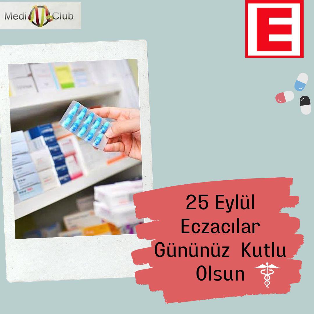 Sağlığımız için büyük bir özveriyle çalışan eczacılarımızın günü kutlu olsun.💊🔬⭐️
#hacettepeeczacılık
#hacettepemediclub
#farmakoloji
#25eylüleczacılıkgünü