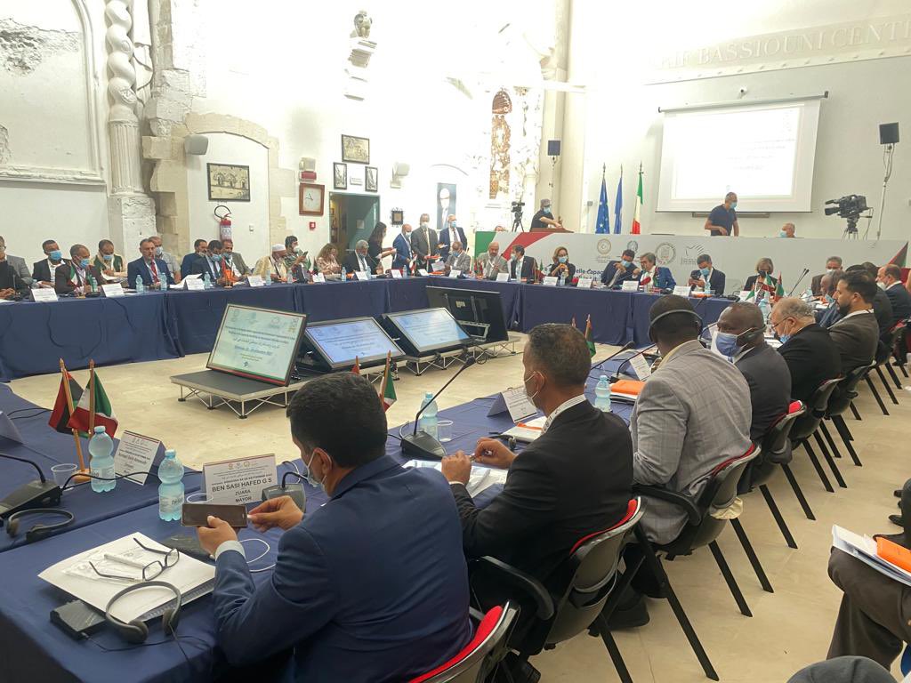 ItalyinLibya's tweet photo. In the magnificent &amp; fascinating city of #Siracusa in #Sicily @Regione_Sicilia, Libyan&amp;Italian mayors are meeting to discuss local governance &amp; best practices w/ @comuni_anci. An initiative promoted by @ItalyMFA @aics_it to strengthen friendship among #Italy #Libya Municipalities https://t.co/l6hEqjqP9n